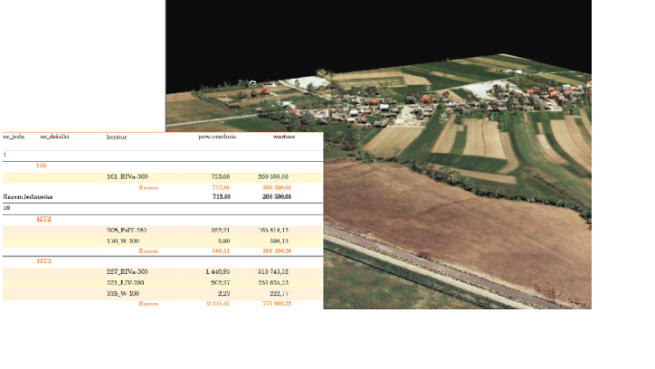 Wykorzystanie systemów GIS przy realizacji prac scaleniowych